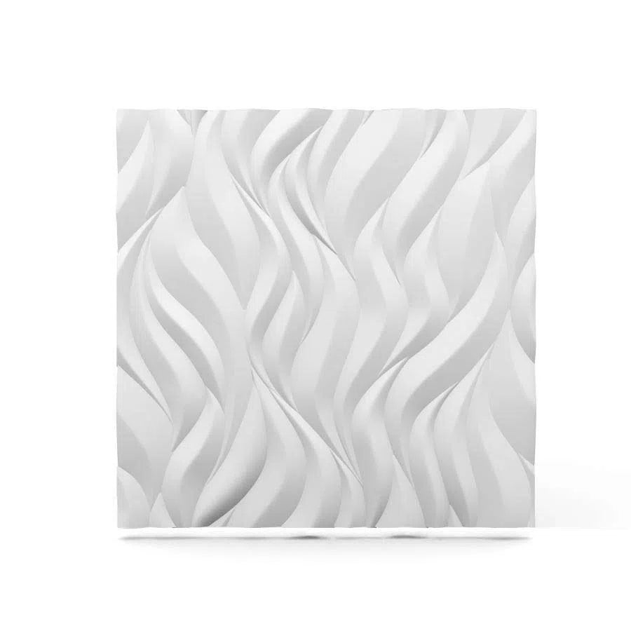 FLAMES 3D Wall Panel Model 05 - 3D Polystyrene Wall Panels on white background | DecorMania UK